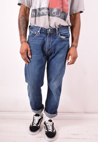 LEVI'S MENS VINTAGE JEANS W34 L34 BLUE 90S