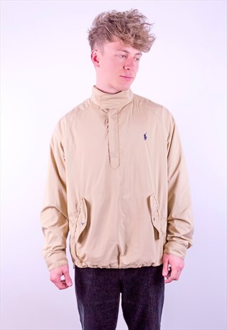VINTAGE RALPH LAUREN POLO GOLF 1/4 ZIP PULLOVER JACKET LARGE