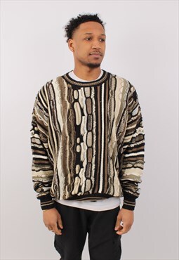 Vintage Men's Protege Collection Coogi Style Neck Sweater