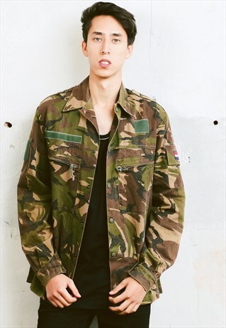 VINTAGE CAMOUFLAGE JACKET