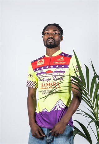 VINTAGE 1990S SPORTS T-SHIRT IN FLORESCENT YELLOW