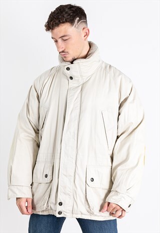 OUTWEAR VINTAGE 80S PUFFER CASUAL NAUTICA COAT / S9318