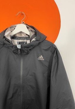Adidas Hooded Jacket Black Medium