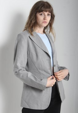Vintage Calvin Klein Blazer Jacket Grey