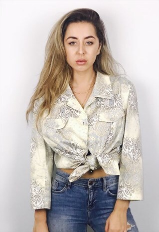 VINTAGE OVERSIZED PATTERN SHIRT