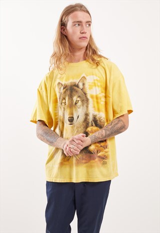 VINTAGE WOLF PRINT T-SHIRT