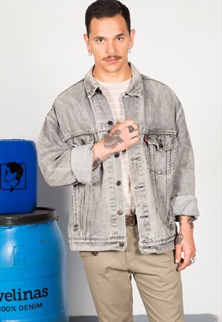 VINTAGE 80'S LEVI'S DENIM TRUCKER / C904