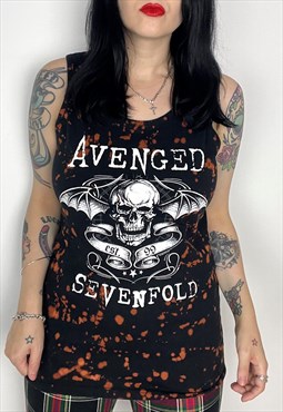 Avenged Sevenfold Reworked bleached band Shirt