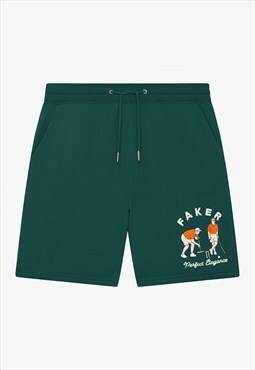 Faker Country Living Shorts in Green