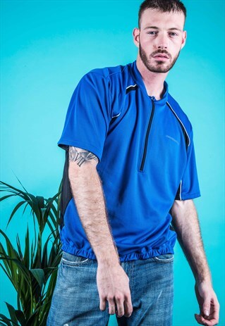 VINTAGE SPORTS T-SHIRT IN BLUE