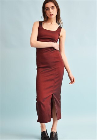 90'S RETRO KITSCH GRUNGE MOMS MAXI DRESS