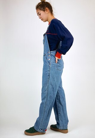 VINTAGE 90'S DENIM DUNGAREES