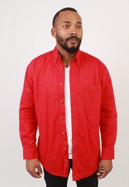 Vintage Wrangler dark red shirt