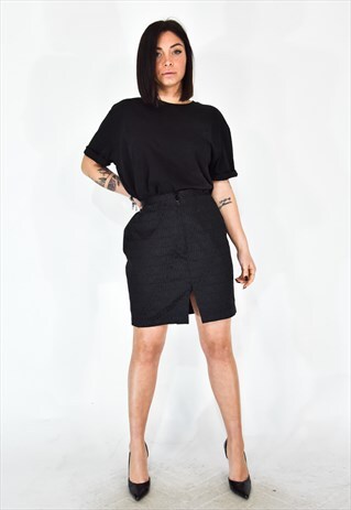 MOSCHINO BLACK SKIRT CASUAL STYLE