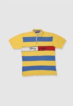 Vintage 90s Tommy Hilfiger Colour Block Polo Shirt