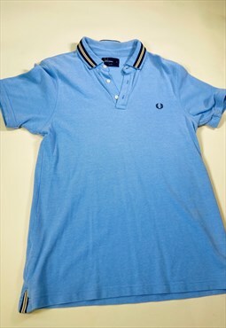 Vintage 90s Fred Perry Size Medium Polo in Blue
