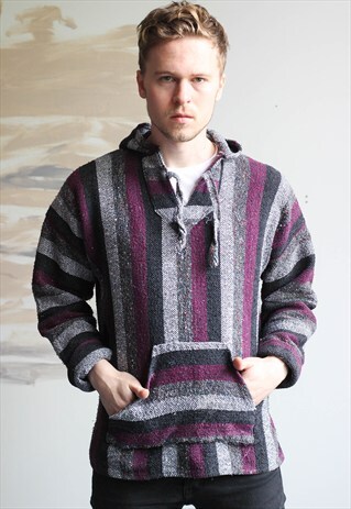 VINTAGE BAJA MEXICAN HOODIE