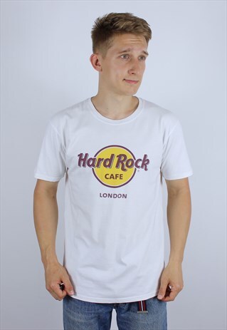 VINTAGE HARD ROCK CAFE LONDON T-SHIRT PRINT