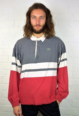 VINTAGE 90'S LACOSTE 1/4 BUTTON SWEATSHIRT