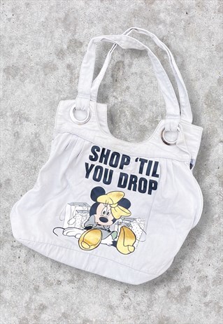 VINTAGE DISNEY TOTE BAG BEIGE