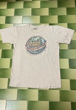 Vintage 80s Banana Republic T-Shirt Travel Clothing Retro Ad