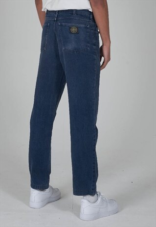 VINTAGE RARE BLUE 80'S STONE ISLAND JEANS