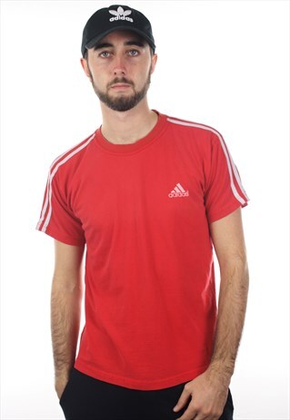 VINTAGE 80S ADIDAS DESCENTE SMALL LOGO T SHIRT TEE