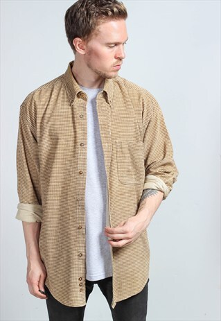 VINTAGE OVERSIZED CORDUROY SHIRT