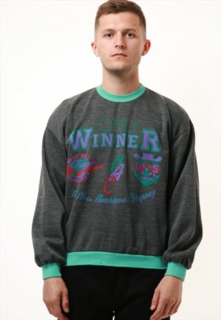 90S VINTAGE OLDSCHOOL ITALIAN SWEATSHIRT 15468