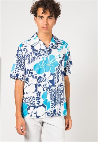 VINTAGE 80S HAWAIIAN SHIRT / S1691