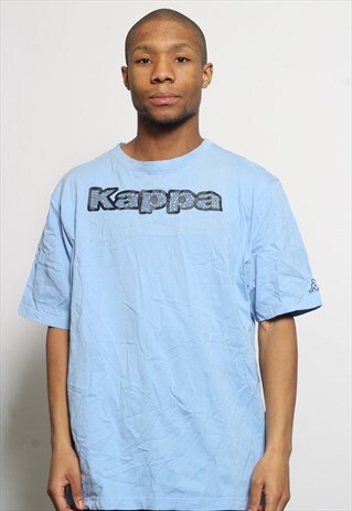 VINTAGE KAPPA LOGO T-SHIRT BLUE