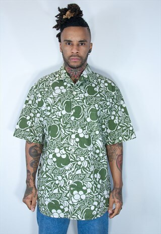 VINTAGE HAWAIIAN CRAZY PATTERNED SHIRT