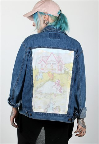 REWORKED 90S MY LITTLE PONY VINTAGE DENIM JACKET