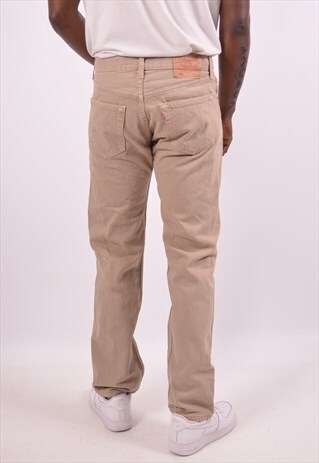 VINTAGE LEVI'S 501 JEANS SLIM BROWN