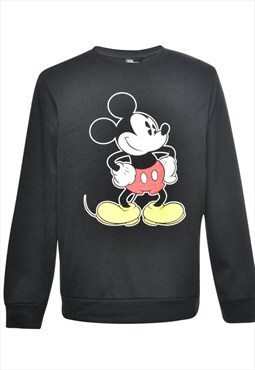 Disney Mickey Mouse Cartoon Sweatshirt - S