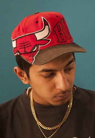 VINTAGE BASKETBALL CHICAGO BULLS STARTER SNAPBACK CAP HAT