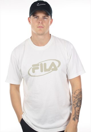 VINTAGE FILA GRAPHIC BIG LOGO T SHIRT TEE