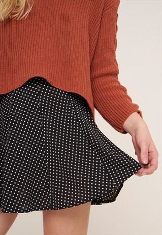 SUBDUED FLARED STARS SKIRT