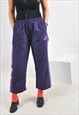 VINTAGE SHELL JOGGERS IN PURPLE