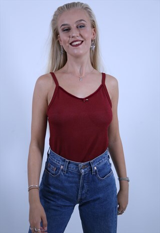 RED 90'S VEST