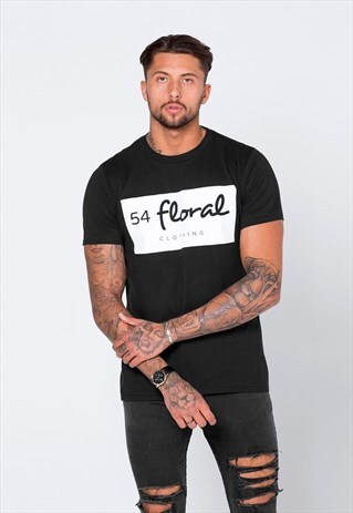 RECTANGLE GRAPHIC T-SHIRT - BLACK/WHITE