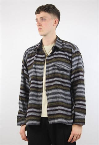 VINTAGE AMAZING PATTERNED FLANNEL SHIRT