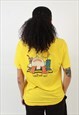 VINTAGE ATLANTIC CITY YELLOW T-SHIRT