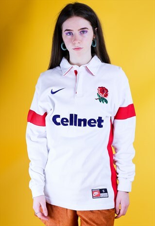 VINTAGE ENGLAND RUGBY POLO SHIRT