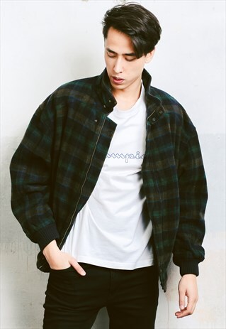 VINTAGE WOOL BOMBER JACKET