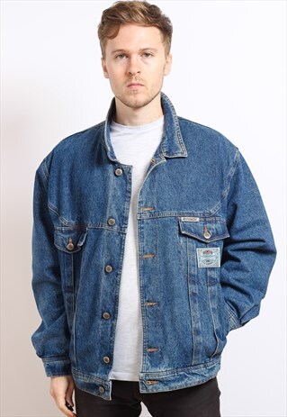 VINTAGE BLANKET LINED DENIM JACKET