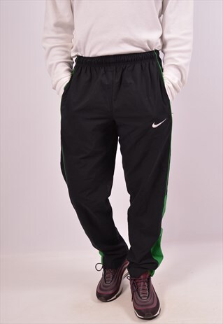 VINTAGE NIKE TRACKSUIT TROUSERS BLACK