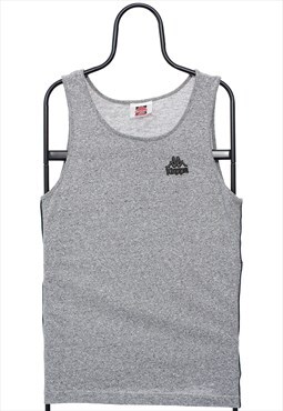 Vintage Kappa Logo Grey Vest Womens