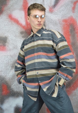 VINTAGE GRAPHIC MULTICOLOUR 80'S CLASSIC RETRO SHIRT
