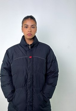 Navy Blue y2ks NIKE Puffer Jacket Coat